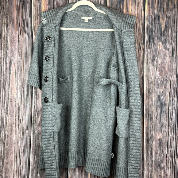 Banana Republic Gray Lambswool and Cashmere Blend Cardigan /Sweater- Size XL - Picture 10 of 11